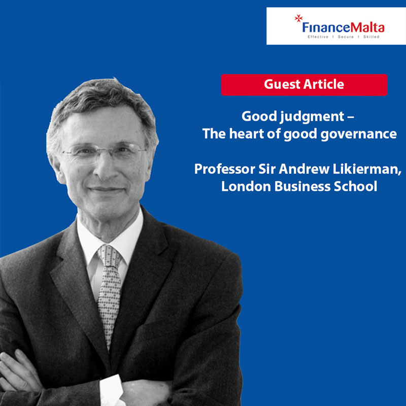 Guest Article: Good judgment – The heart of good governance