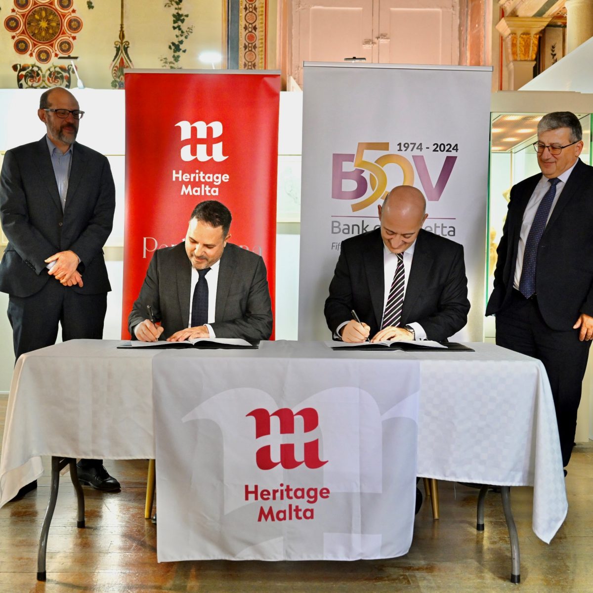 Bank Of Valletta extends Partnership Agreement with Heritage Malta