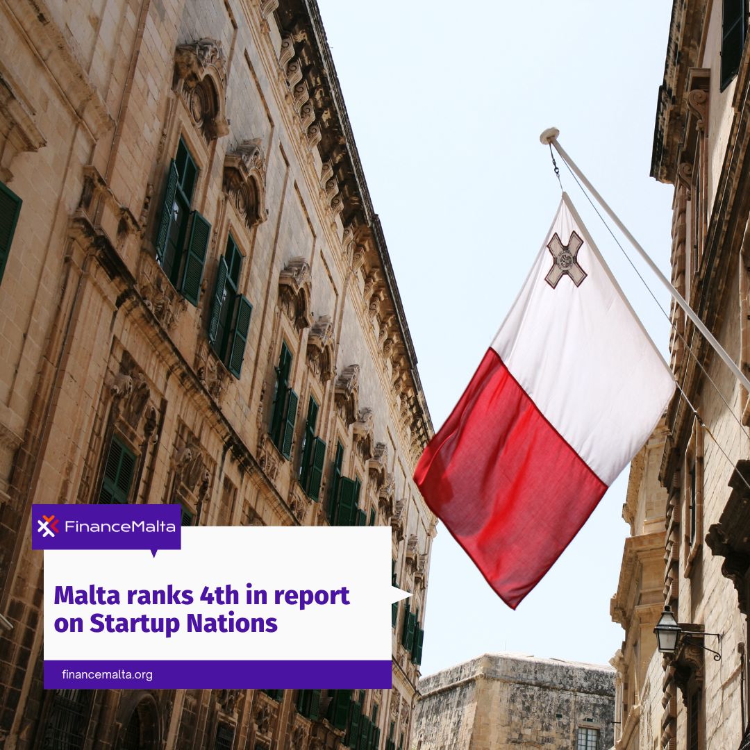 Malta ranks 4th in report on Startup Nations